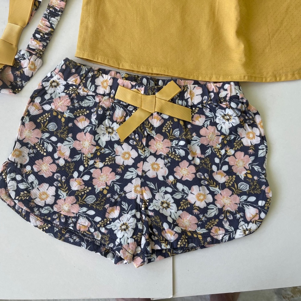 NEW Tommy Bahama Kids 3 pc Shorts set Girls 3T - Picture 3 of 12